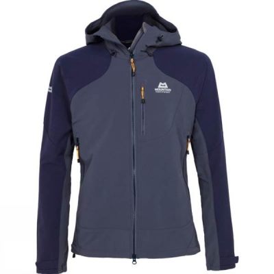 Chaquetas Mountain Equipment Frontier Hooded Hombre - Azul Marino / Azules - Chile OKE173806